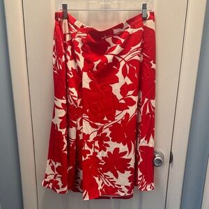 41 Hawthorn Bold Red and White Skirt